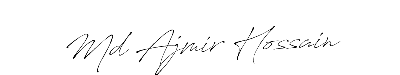 See photos of Md Ajmir Hossain official signature by Spectra . Check more albums & portfolios. Read reviews & check more about Antro_Vectra font. Md Ajmir Hossain signature style 6 images and pictures png