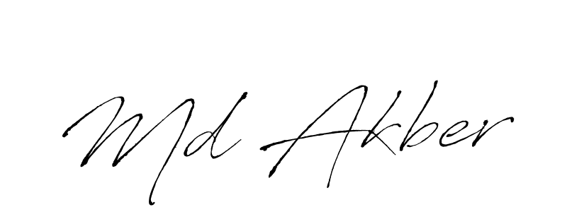 Also we have Md Akber name is the best signature style. Create professional handwritten signature collection using Antro_Vectra autograph style. Md Akber signature style 6 images and pictures png