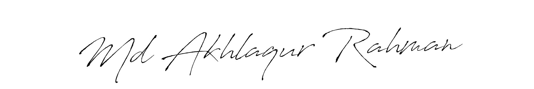 Antro_Vectra is a professional signature style that is perfect for those who want to add a touch of class to their signature. It is also a great choice for those who want to make their signature more unique. Get Md Akhlaqur Rahman name to fancy signature for free. Md Akhlaqur Rahman signature style 6 images and pictures png