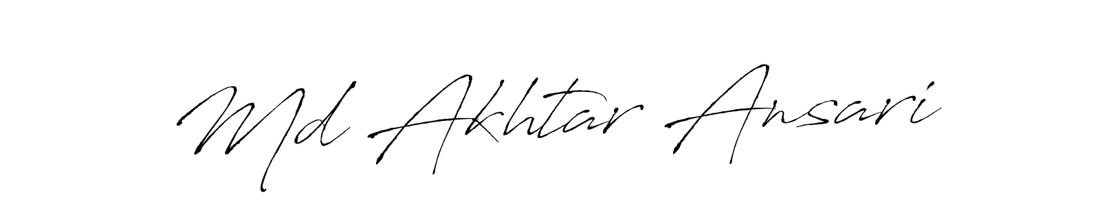 Make a beautiful signature design for name Md Akhtar Ansari. Use this online signature maker to create a handwritten signature for free. Md Akhtar Ansari signature style 6 images and pictures png
