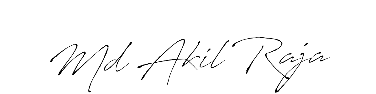 This is the best signature style for the Md Akil Raja name. Also you like these signature font (Antro_Vectra). Mix name signature. Md Akil Raja signature style 6 images and pictures png