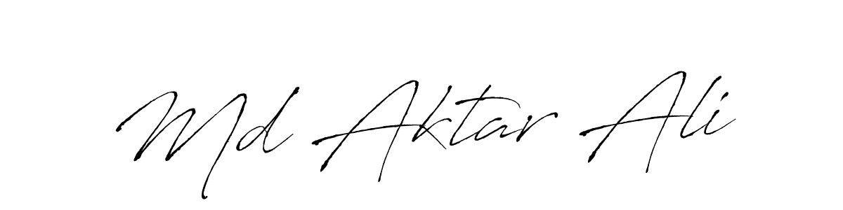 Make a beautiful signature design for name Md Aktar Ali. Use this online signature maker to create a handwritten signature for free. Md Aktar Ali signature style 6 images and pictures png