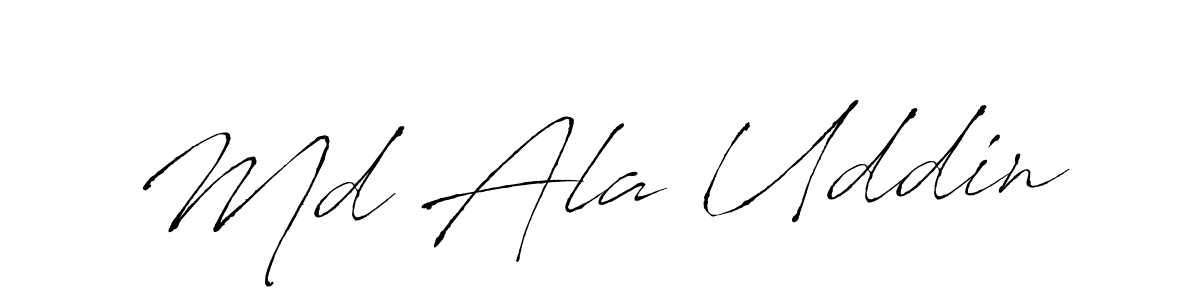 Also You can easily find your signature by using the search form. We will create Md Ala Uddin name handwritten signature images for you free of cost using Antro_Vectra sign style. Md Ala Uddin signature style 6 images and pictures png