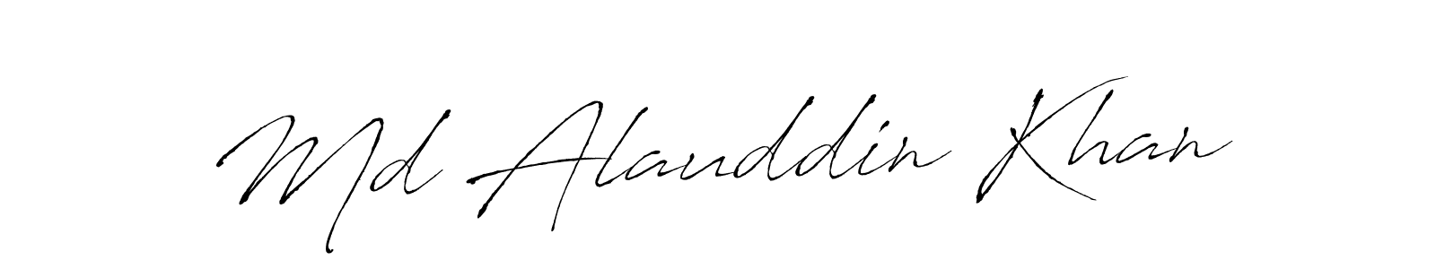 How to make Md Alauddin Khan signature? Antro_Vectra is a professional autograph style. Create handwritten signature for Md Alauddin Khan name. Md Alauddin Khan signature style 6 images and pictures png