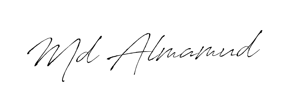 Antro_Vectra is a professional signature style that is perfect for those who want to add a touch of class to their signature. It is also a great choice for those who want to make their signature more unique. Get Md Almamud name to fancy signature for free. Md Almamud signature style 6 images and pictures png