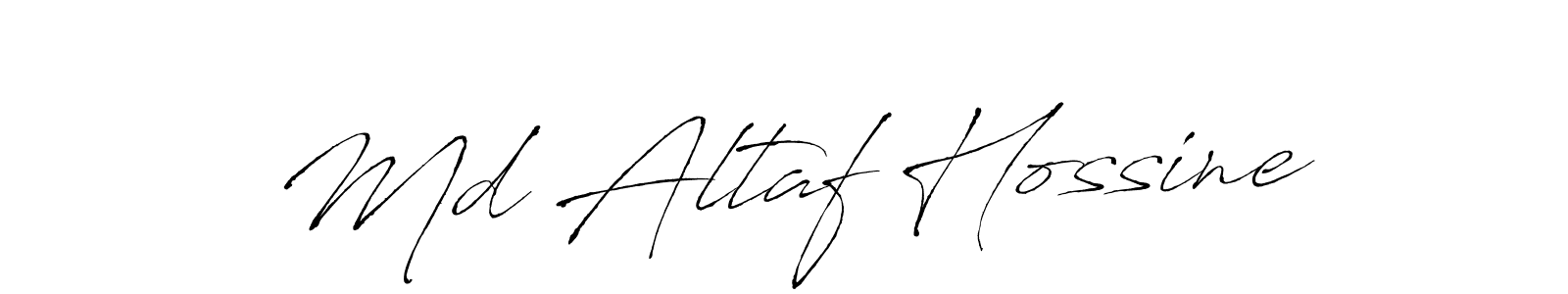 Use a signature maker to create a handwritten signature online. With this signature software, you can design (Antro_Vectra) your own signature for name Md Altaf Hossine. Md Altaf Hossine signature style 6 images and pictures png