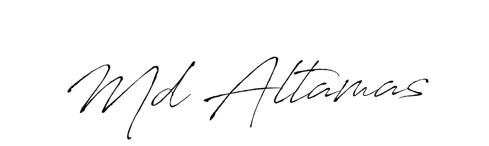 Antro_Vectra is a professional signature style that is perfect for those who want to add a touch of class to their signature. It is also a great choice for those who want to make their signature more unique. Get Md Altamas name to fancy signature for free. Md Altamas signature style 6 images and pictures png