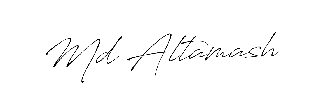 How to make Md Altamash signature? Antro_Vectra is a professional autograph style. Create handwritten signature for Md Altamash name. Md Altamash signature style 6 images and pictures png