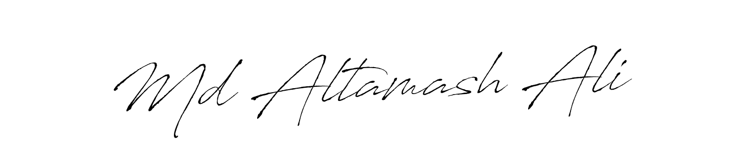 Use a signature maker to create a handwritten signature online. With this signature software, you can design (Antro_Vectra) your own signature for name Md Altamash Ali. Md Altamash Ali signature style 6 images and pictures png