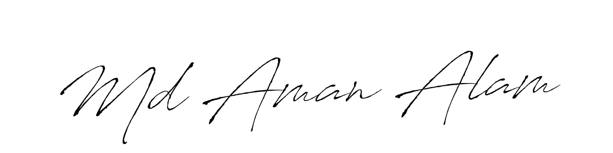 Use a signature maker to create a handwritten signature online. With this signature software, you can design (Antro_Vectra) your own signature for name Md Aman Alam. Md Aman Alam signature style 6 images and pictures png
