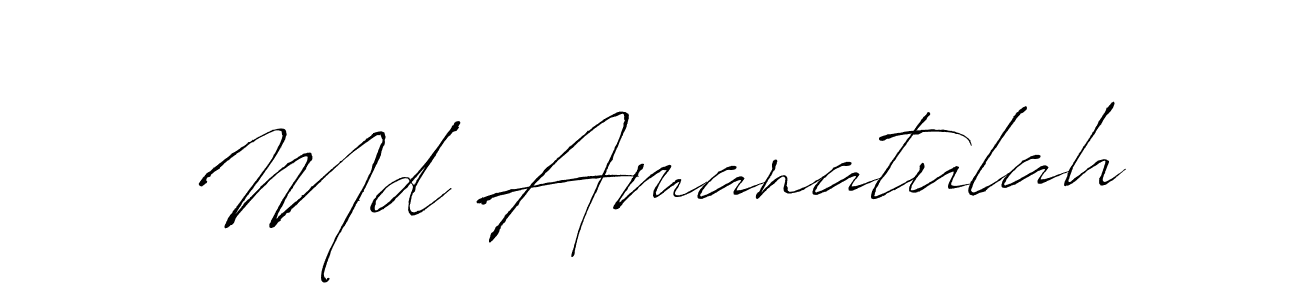 Use a signature maker to create a handwritten signature online. With this signature software, you can design (Antro_Vectra) your own signature for name Md Amanatulah. Md Amanatulah signature style 6 images and pictures png