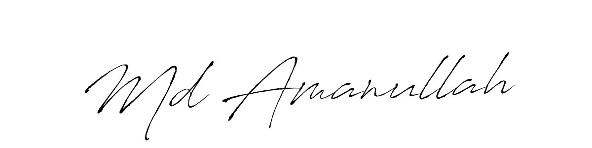 Make a beautiful signature design for name Md Amanullah. Use this online signature maker to create a handwritten signature for free. Md Amanullah signature style 6 images and pictures png