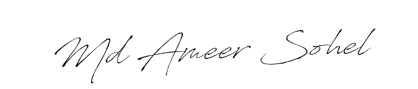 You can use this online signature creator to create a handwritten signature for the name Md Ameer Sohel. This is the best online autograph maker. Md Ameer Sohel signature style 6 images and pictures png