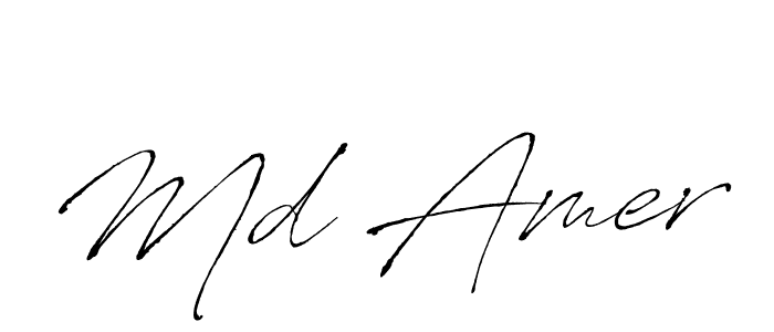 You can use this online signature creator to create a handwritten signature for the name Md Amer. This is the best online autograph maker. Md Amer signature style 6 images and pictures png