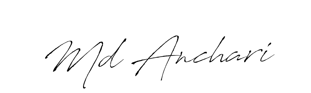 Make a short Md Anchari signature style. Manage your documents anywhere anytime using Antro_Vectra. Create and add eSignatures, submit forms, share and send files easily. Md Anchari signature style 6 images and pictures png