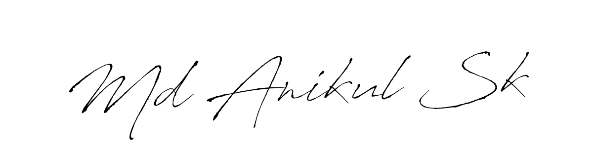 It looks lik you need a new signature style for name Md Anikul Sk. Design unique handwritten (Antro_Vectra) signature with our free signature maker in just a few clicks. Md Anikul Sk signature style 6 images and pictures png