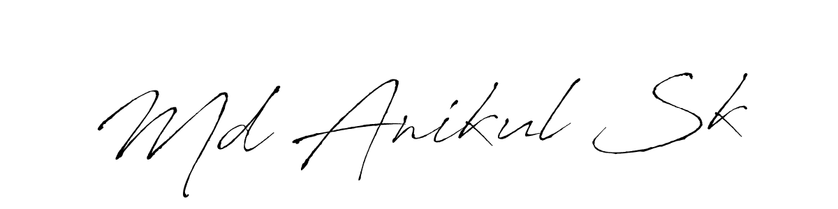 Design your own signature with our free online signature maker. With this signature software, you can create a handwritten (Antro_Vectra) signature for name Md Anikul Sk. Md Anikul Sk signature style 6 images and pictures png