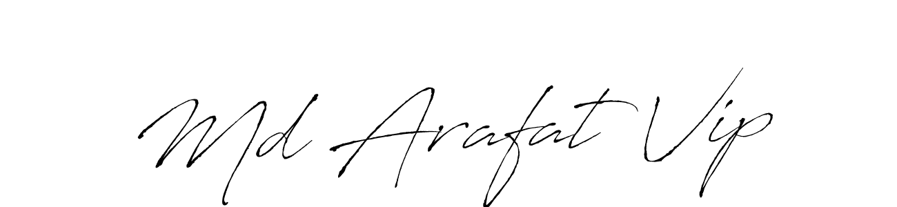 Create a beautiful signature design for name Md Arafat Vip. With this signature (Antro_Vectra) fonts, you can make a handwritten signature for free. Md Arafat Vip signature style 6 images and pictures png
