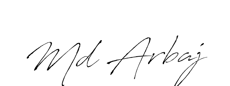 The best way (Antro_Vectra) to make a short signature is to pick only two or three words in your name. The name Md Arbaj include a total of six letters. For converting this name. Md Arbaj signature style 6 images and pictures png