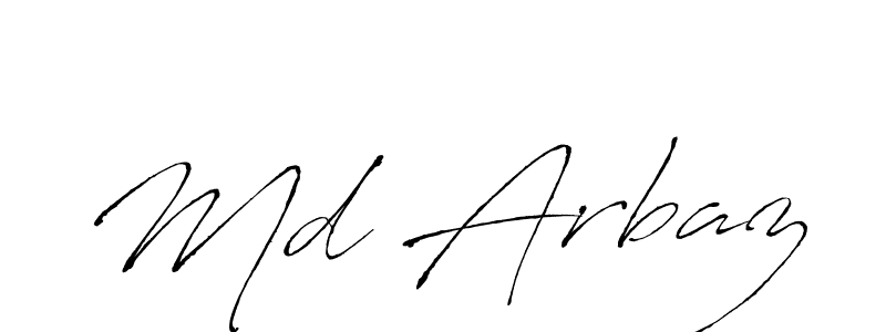 Also You can easily find your signature by using the search form. We will create Md Arbaz name handwritten signature images for you free of cost using Antro_Vectra sign style. Md Arbaz signature style 6 images and pictures png