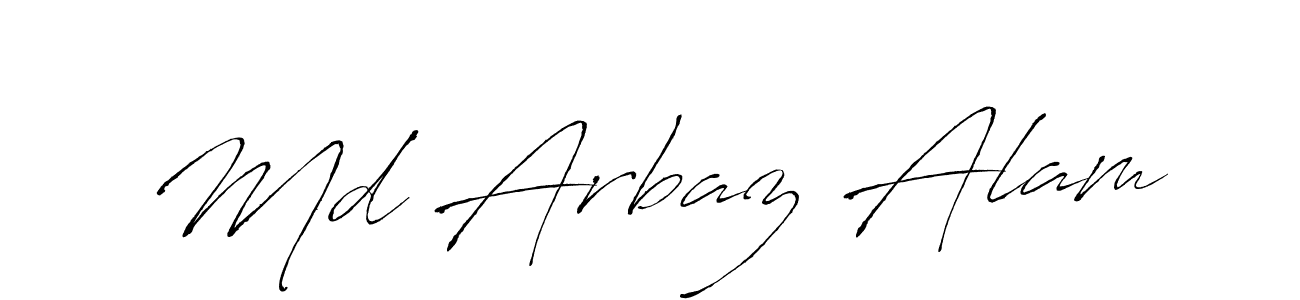 Use a signature maker to create a handwritten signature online. With this signature software, you can design (Antro_Vectra) your own signature for name Md Arbaz Alam. Md Arbaz Alam signature style 6 images and pictures png