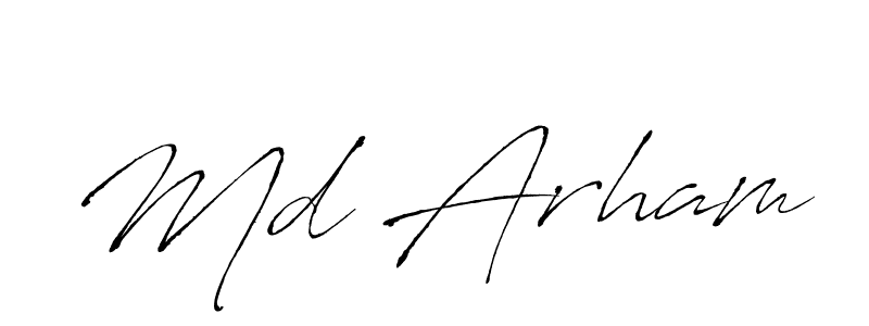 You should practise on your own different ways (Antro_Vectra) to write your name (Md Arham) in signature. don't let someone else do it for you. Md Arham signature style 6 images and pictures png