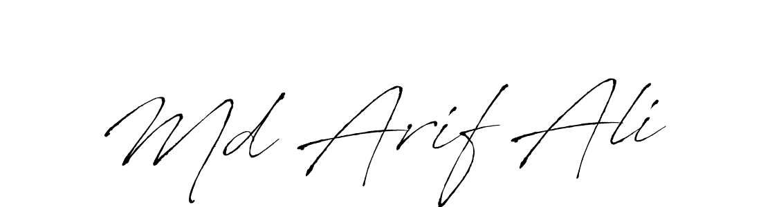 It looks lik you need a new signature style for name Md Arif Ali. Design unique handwritten (Antro_Vectra) signature with our free signature maker in just a few clicks. Md Arif Ali signature style 6 images and pictures png