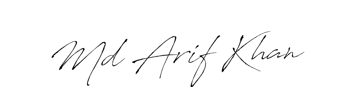 Also You can easily find your signature by using the search form. We will create Md Arif Khan name handwritten signature images for you free of cost using Antro_Vectra sign style. Md Arif Khan signature style 6 images and pictures png