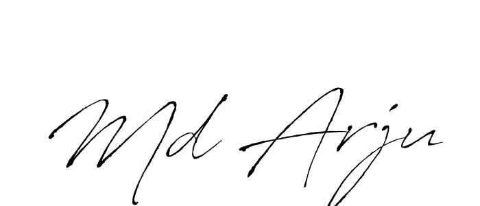 Also we have Md Arju name is the best signature style. Create professional handwritten signature collection using Antro_Vectra autograph style. Md Arju signature style 6 images and pictures png
