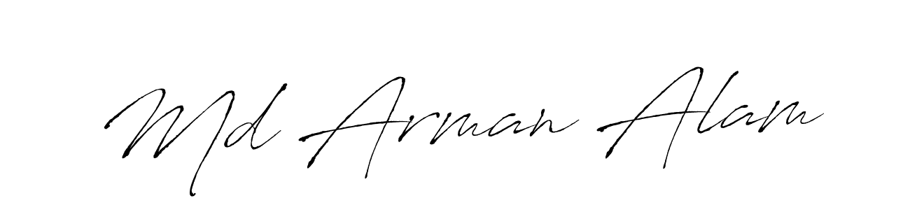 Also You can easily find your signature by using the search form. We will create Md Arman Alam name handwritten signature images for you free of cost using Antro_Vectra sign style. Md Arman Alam signature style 6 images and pictures png