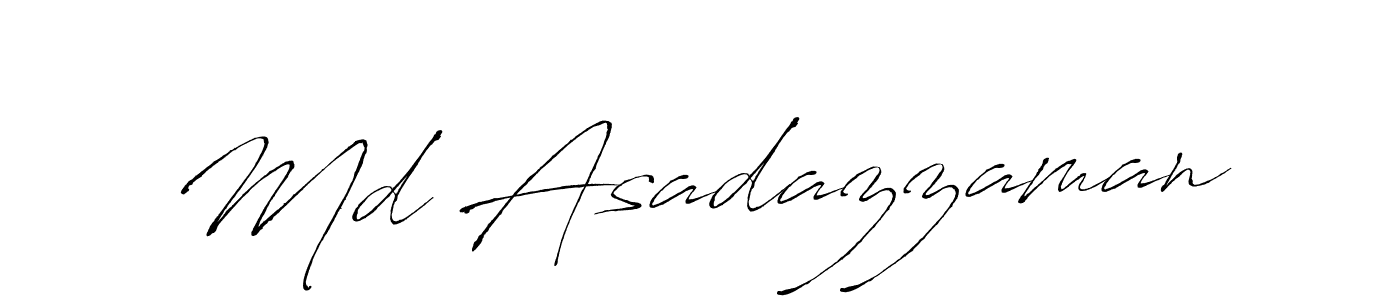 Also we have Md Asadazzaman name is the best signature style. Create professional handwritten signature collection using Antro_Vectra autograph style. Md Asadazzaman signature style 6 images and pictures png