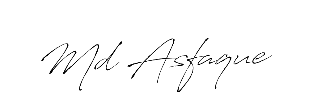 How to make Md Asfaque signature? Antro_Vectra is a professional autograph style. Create handwritten signature for Md Asfaque name. Md Asfaque signature style 6 images and pictures png