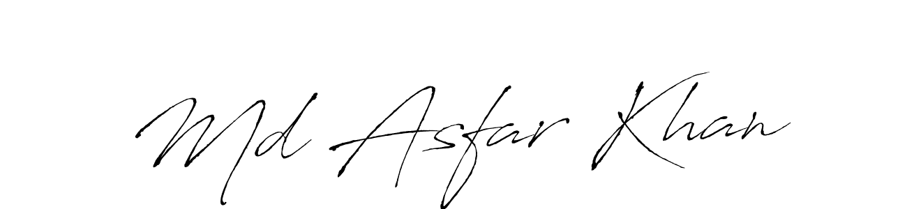 Make a beautiful signature design for name Md Asfar Khan. Use this online signature maker to create a handwritten signature for free. Md Asfar Khan signature style 6 images and pictures png