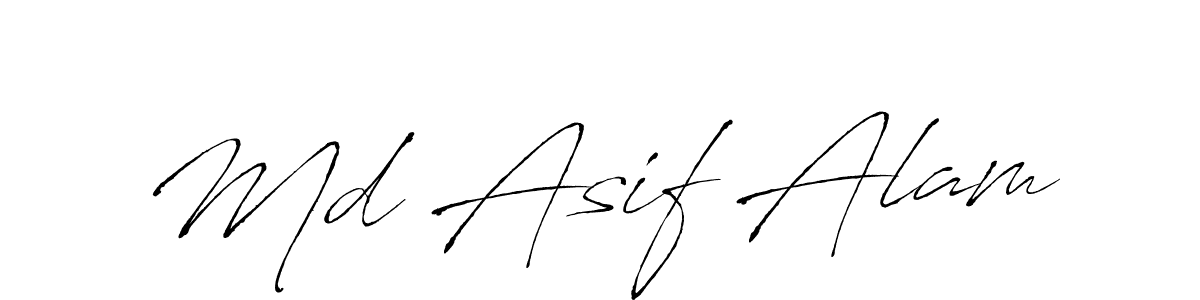 Antro_Vectra is a professional signature style that is perfect for those who want to add a touch of class to their signature. It is also a great choice for those who want to make their signature more unique. Get Md Asif Alam name to fancy signature for free. Md Asif Alam signature style 6 images and pictures png