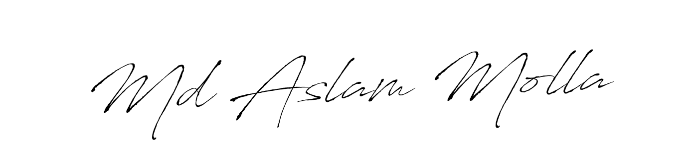 if you are searching for the best signature style for your name Md Aslam Molla. so please give up your signature search. here we have designed multiple signature styles  using Antro_Vectra. Md Aslam Molla signature style 6 images and pictures png