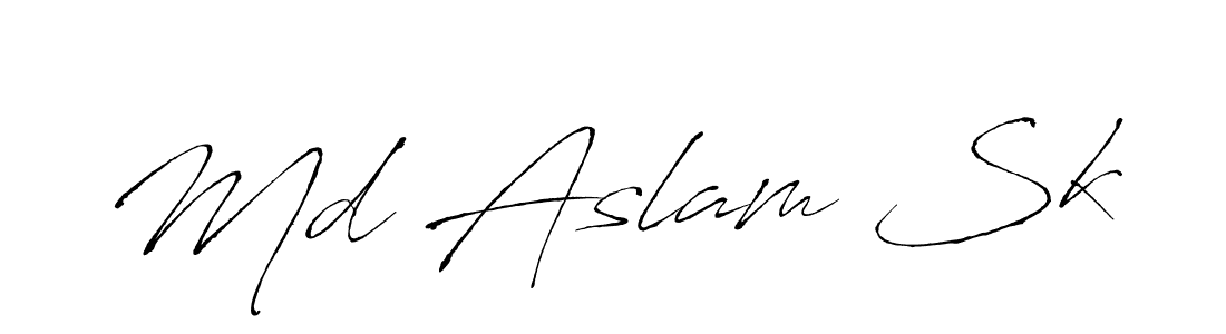 Similarly Antro_Vectra is the best handwritten signature design. Signature creator online .You can use it as an online autograph creator for name Md Aslam Sk. Md Aslam Sk signature style 6 images and pictures png