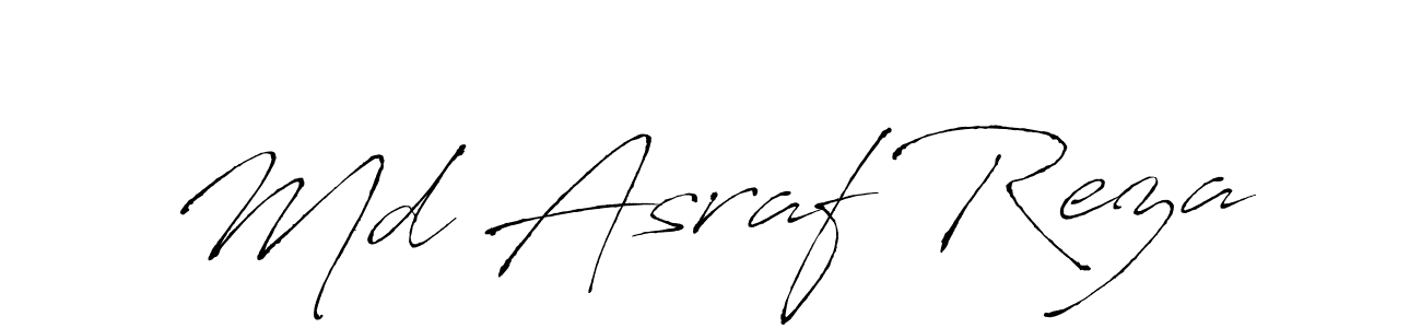 Design your own signature with our free online signature maker. With this signature software, you can create a handwritten (Antro_Vectra) signature for name Md Asraf Reza. Md Asraf Reza signature style 6 images and pictures png