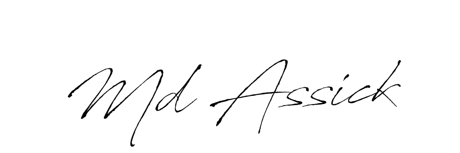 How to make Md Assick signature? Antro_Vectra is a professional autograph style. Create handwritten signature for Md Assick name. Md Assick signature style 6 images and pictures png