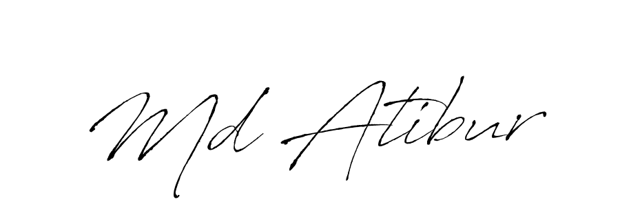 Use a signature maker to create a handwritten signature online. With this signature software, you can design (Antro_Vectra) your own signature for name Md Atibur. Md Atibur signature style 6 images and pictures png