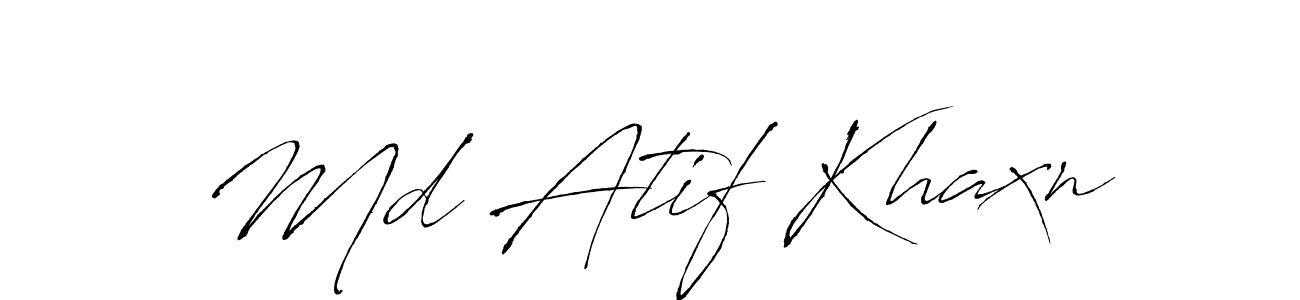 Here are the top 10 professional signature styles for the name Md Atif Khaxn. These are the best autograph styles you can use for your name. Md Atif Khaxn signature style 6 images and pictures png