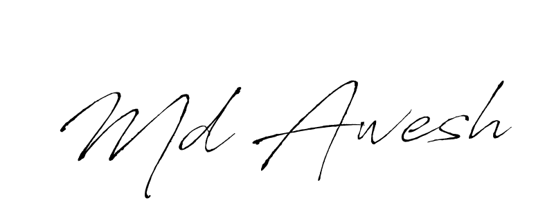 It looks lik you need a new signature style for name Md Awesh. Design unique handwritten (Antro_Vectra) signature with our free signature maker in just a few clicks. Md Awesh signature style 6 images and pictures png