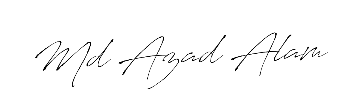 Create a beautiful signature design for name Md Azad Alam. With this signature (Antro_Vectra) fonts, you can make a handwritten signature for free. Md Azad Alam signature style 6 images and pictures png