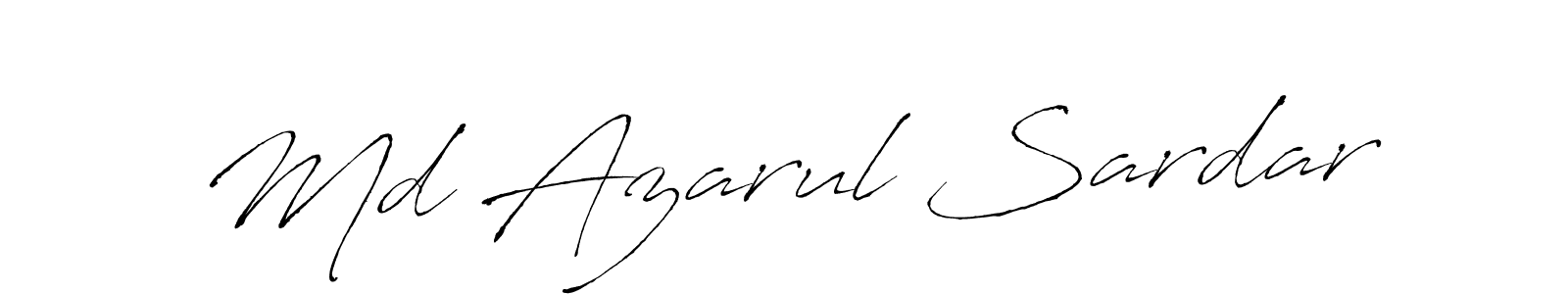 Also You can easily find your signature by using the search form. We will create Md Azarul Sardar name handwritten signature images for you free of cost using Antro_Vectra sign style. Md Azarul Sardar signature style 6 images and pictures png