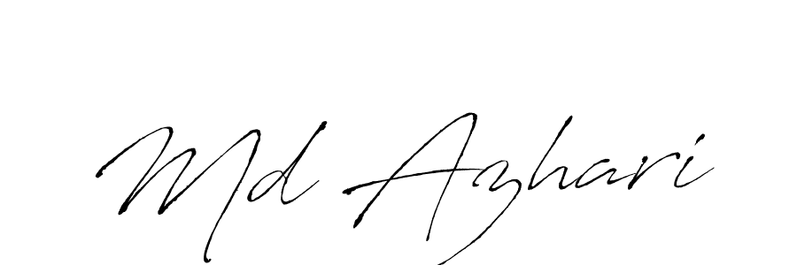 Similarly Antro_Vectra is the best handwritten signature design. Signature creator online .You can use it as an online autograph creator for name Md Azhari. Md Azhari signature style 6 images and pictures png