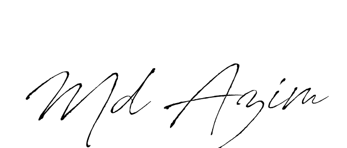 Antro_Vectra is a professional signature style that is perfect for those who want to add a touch of class to their signature. It is also a great choice for those who want to make their signature more unique. Get Md Azim name to fancy signature for free. Md Azim signature style 6 images and pictures png