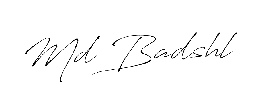 Also we have Md Badshl name is the best signature style. Create professional handwritten signature collection using Antro_Vectra autograph style. Md Badshl signature style 6 images and pictures png