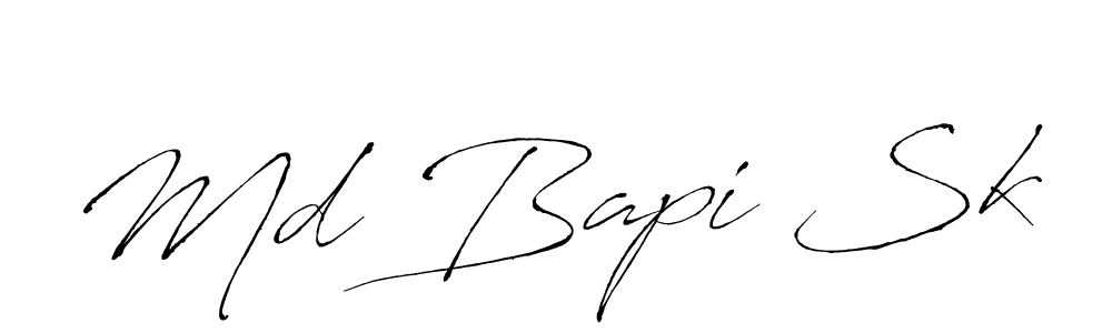 How to Draw Md Bapi Sk signature style? Antro_Vectra is a latest design signature styles for name Md Bapi Sk. Md Bapi Sk signature style 6 images and pictures png
