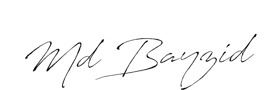 How to make Md Bayzid signature? Antro_Vectra is a professional autograph style. Create handwritten signature for Md Bayzid name. Md Bayzid signature style 6 images and pictures png