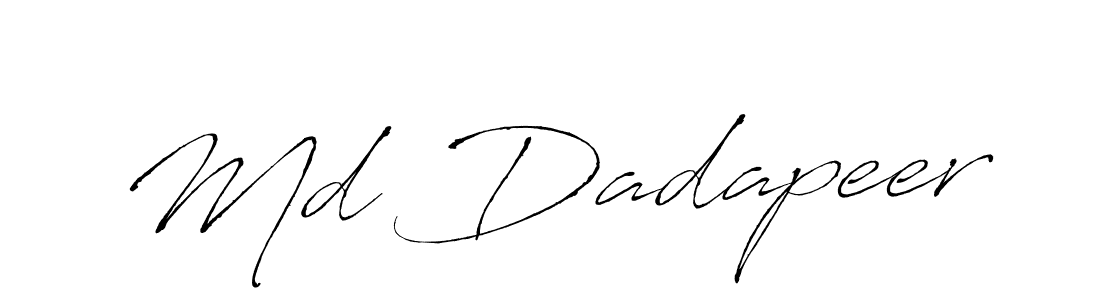Design your own signature with our free online signature maker. With this signature software, you can create a handwritten (Antro_Vectra) signature for name Md Dadapeer. Md Dadapeer signature style 6 images and pictures png