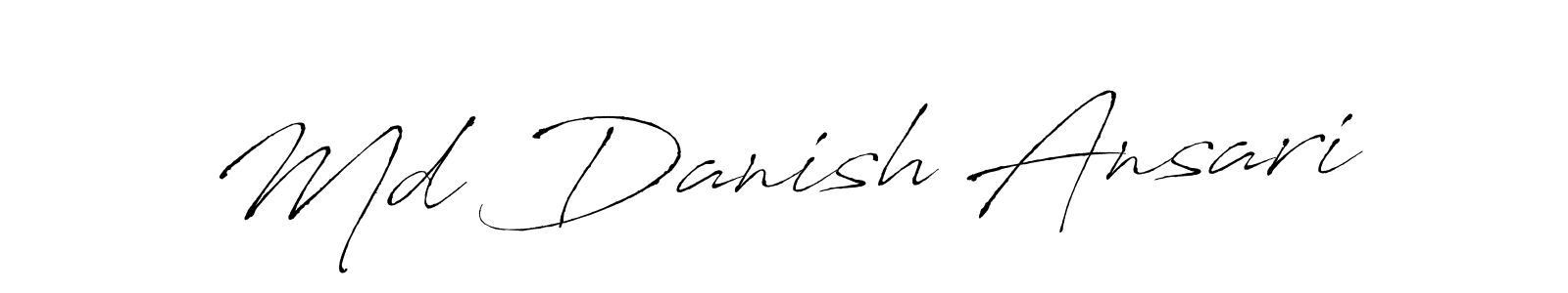 Antro_Vectra is a professional signature style that is perfect for those who want to add a touch of class to their signature. It is also a great choice for those who want to make their signature more unique. Get Md Danish Ansari name to fancy signature for free. Md Danish Ansari signature style 6 images and pictures png